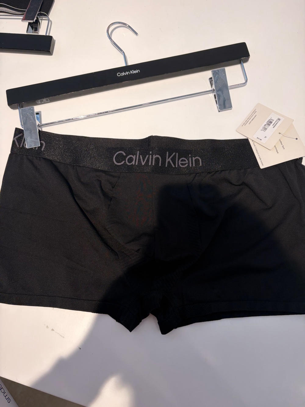 Calvin Klein  Men Microfiber Stretch steel low rise trunks black new